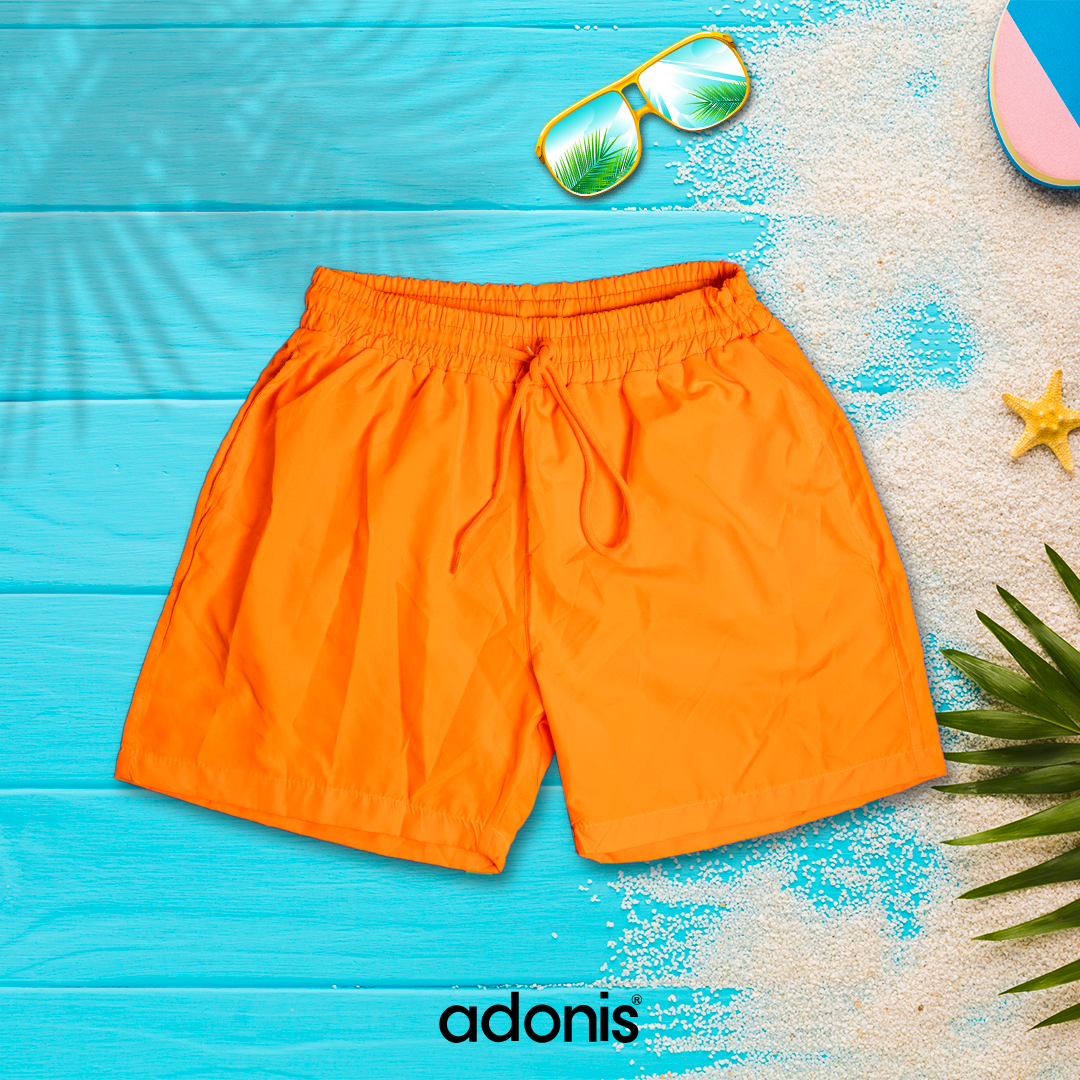 ADONIS MEN BEACH SHORTS BASIC COLOR